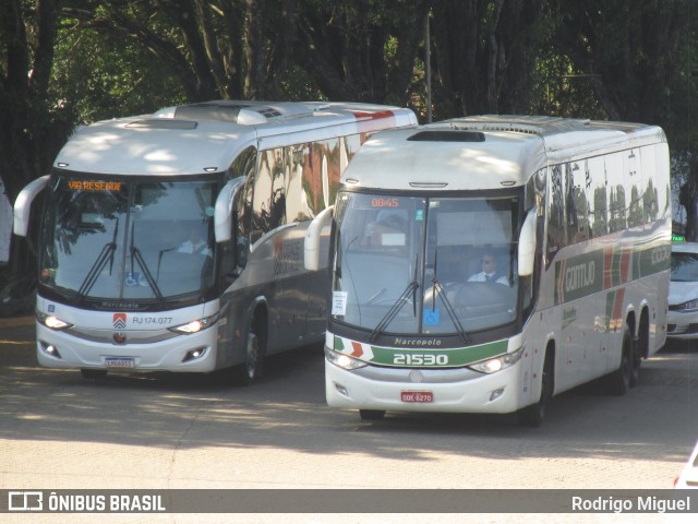 Empresa Gontijo de Transportes 21530 na cidade de Resende, Rio de Janeiro, Brasil, por Rodrigo Miguel. Número da foto: #12077748.