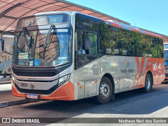 Viação Osasco 0925 na cidade de Osasco, São Paulo, Brasil, por Matheus Neri dos Santos. Número da foto: #12078771.