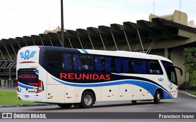 Reunidas Transportes Coletivos 32206 na cidade de Florianópolis, Santa Catarina, Brasil, por Francisco Ivano. Número da foto: #12076707.