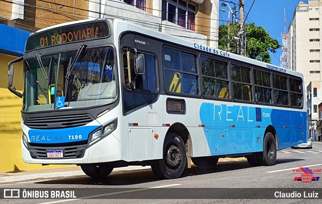 Viação Real - Varginha 7100 na cidade de Varginha, Minas Gerais, Brasil, por Claudio Luiz. Número da foto: #12077894.