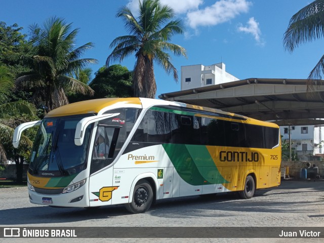 Empresa Gontijo de Transportes 7125 na cidade de Eunápolis, Bahia, Brasil, por Juan Victor. Número da foto: #12076004.