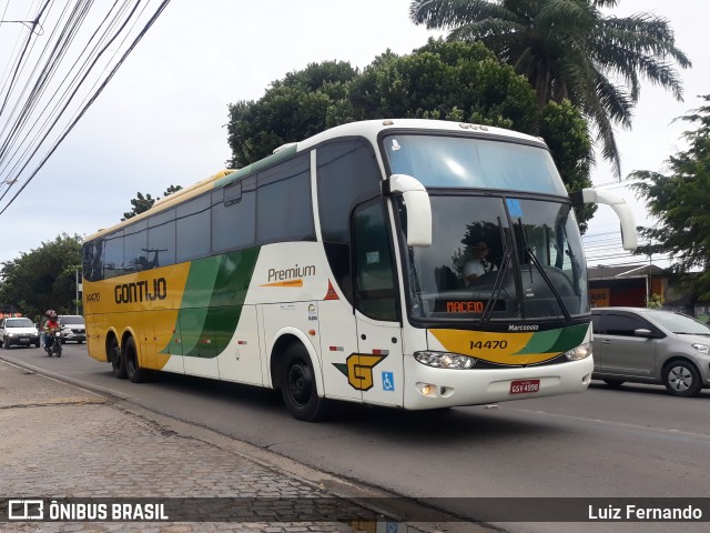 Empresa Gontijo de Transportes 14470 na cidade de Maceió, Alagoas, Brasil, por Luiz Fernando. Número da foto: #12078045.