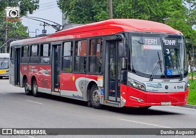 Himalaia Transportes > Ambiental Transportes Urbanos 4 1546 na cidade de São Paulo, São Paulo, Brasil, por Danilo Augusto. Número da foto: #12076252.
