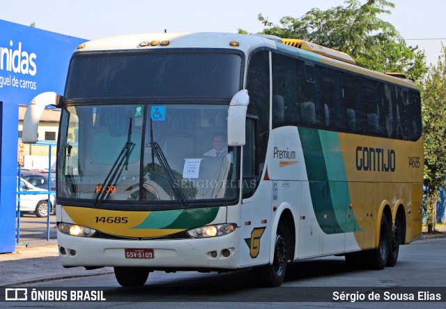 Empresa Gontijo de Transportes 14685 na cidade de São Paulo, São Paulo, Brasil, por Sérgio de Sousa Elias. Número da foto: #12078590.