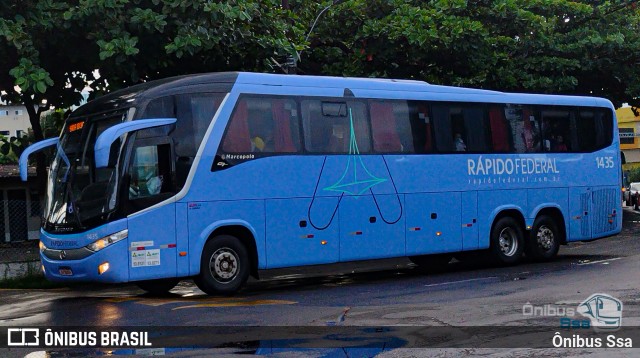 Rápido Federal 1435 na cidade de Salvador, Bahia, Brasil, por Ônibus Ssa. Número da foto: #12076246.