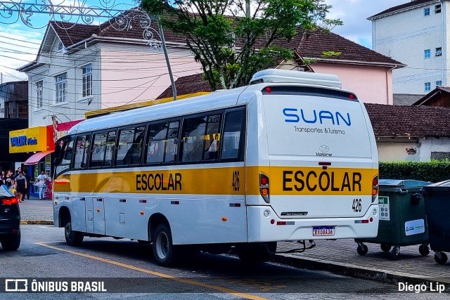 Suan Transportes e Turismo 426 na cidade de Joinville, Santa Catarina, Brasil, por Diego Lip. Número da foto: #12077062.