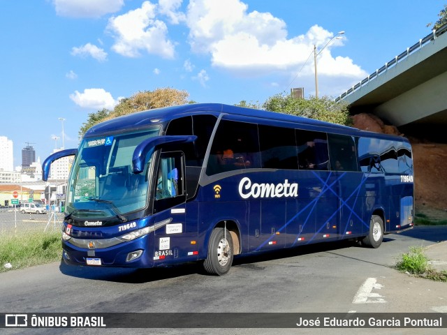 Viação Cometa 719649 na cidade de Campinas, São Paulo, Brasil, por José Eduardo Garcia Pontual. Número da foto: #12076484.