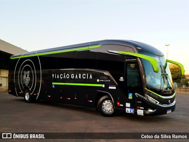 Viação Garcia 92080 na cidade de Paranavaí, Paraná, Brasil, por Celso da Silva Ramos. Número da foto: #12077616.