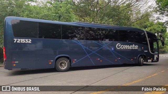 Viação Cometa 721532 na cidade de São Paulo, São Paulo, Brasil, por Fábio Paixão. Número da foto: #12077790.