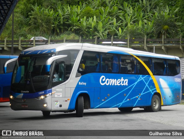 Viação Cometa 11509 na cidade de Santos, São Paulo, Brasil, por Guilherme Silva. Número da foto: #12077971.