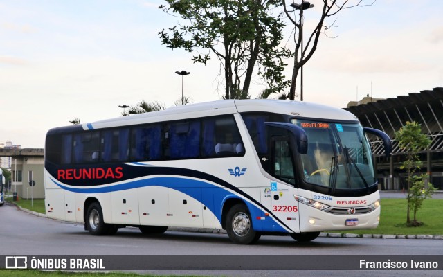 Reunidas Transportes Coletivos 32206 na cidade de Florianópolis, Santa Catarina, Brasil, por Francisco Ivano. Número da foto: #12076704.