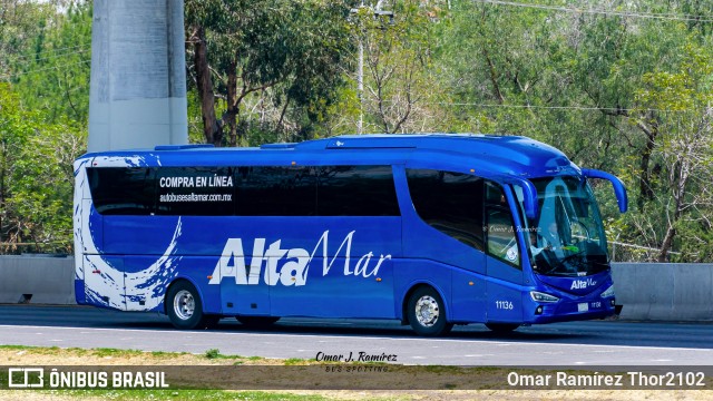 Autobuses Altamar 11136 na cidade de Tlalpan, Ciudad de México, México, por Omar Ramírez Thor2102. Número da foto: #12076902.