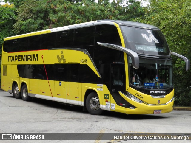 Viação Nova Itapemirim 50206 na cidade de São Paulo, São Paulo, Brasil, por Gabriel Oliveira Caldas da Nobrega. Número da foto: #12077018.
