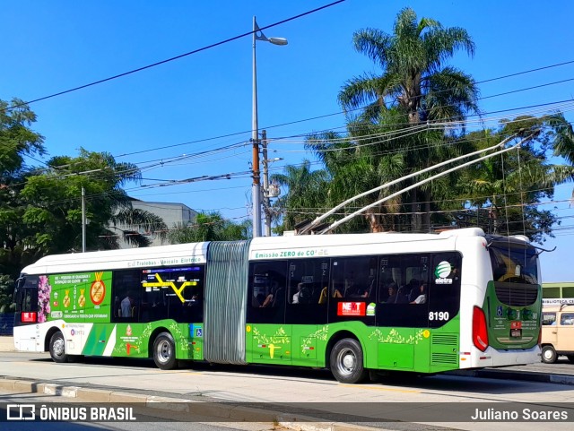 Next Mobilidade - ABC Sistema de Transporte 8190 na cidade de Santo André, São Paulo, Brasil, por Juliano Soares. Número da foto: #12078542.