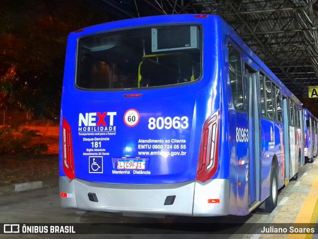 Next Mobilidade - ABC Sistema de Transporte 80.963 na cidade de Santo André, São Paulo, Brasil, por Juliano Soares. Número da foto: #12078538.