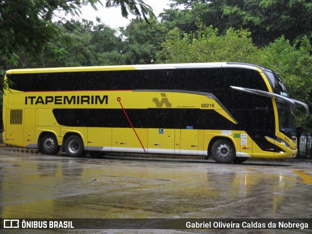 Viação Nova Itapemirim 50216 na cidade de São Paulo, São Paulo, Brasil, por Gabriel Oliveira Caldas da Nobrega. Número da foto: #12077021.