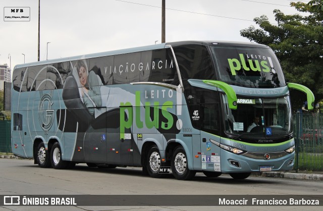 Viação Garcia 88006 na cidade de São Paulo, São Paulo, Brasil, por Moaccir  Francisco Barboza. Número da foto: #12079755.