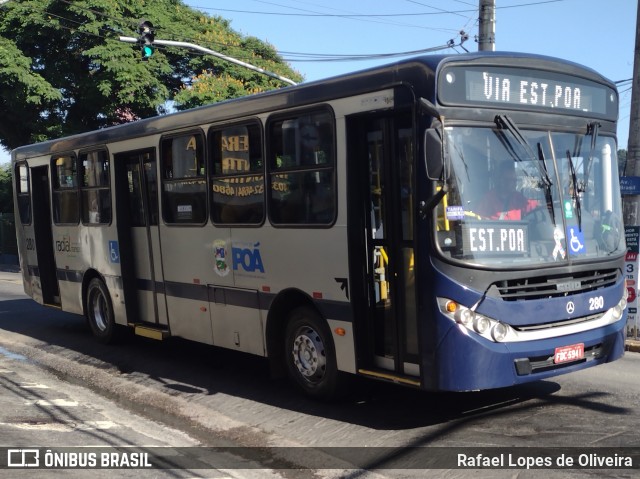 Radial Transporte Coletivo 280 na cidade de Poá, São Paulo, Brasil, por Rafael Lopes de Oliveira. Número da foto: #12079321.