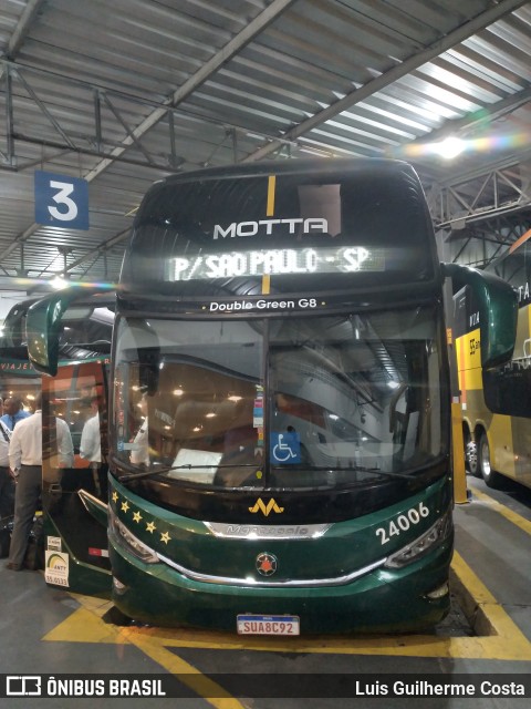 Viação Motta 24006 na cidade de Presidente Prudente, São Paulo, Brasil, por Luis Guilherme Costa. Número da foto: #12079788.
