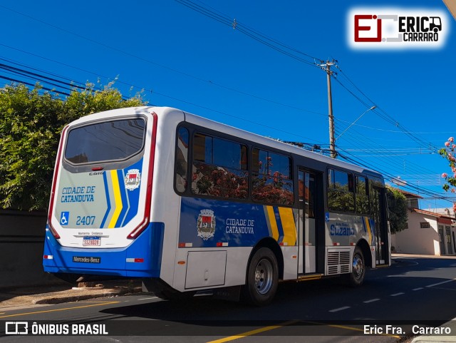 Auto Viação Suzano 2407 na cidade de Catanduva, São Paulo, Brasil, por Eric Fra.  Carraro. Número da foto: #12081201.