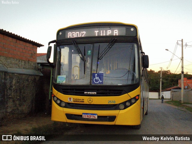 City Transporte Urbano Intermodal Sorocaba 2510 na cidade de Sorocaba, São Paulo, Brasil, por Weslley Kelvin Batista. Número da foto: #12079414.