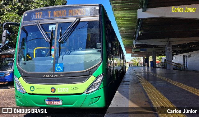 Metrobus 1202 na cidade de Goiânia, Goiás, Brasil, por Carlos Júnior. Número da foto: #12080327.