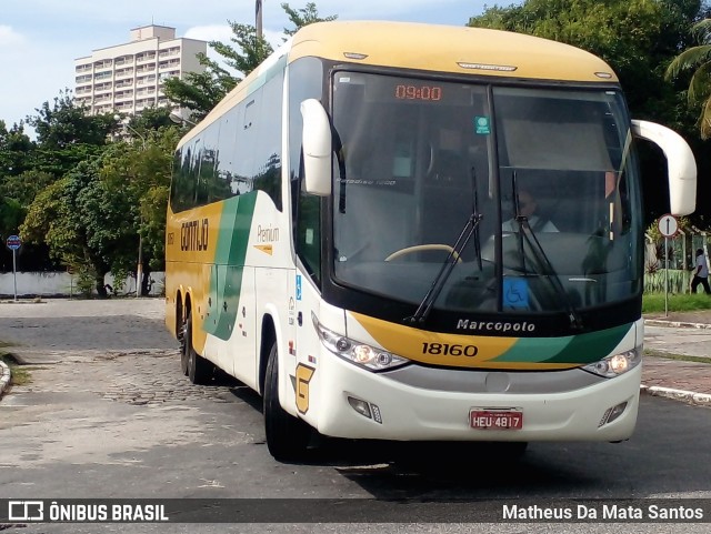Empresa Gontijo de Transportes 18160 na cidade de Fortaleza, Ceará, Brasil, por Matheus Da Mata Santos. Número da foto: #12080548.