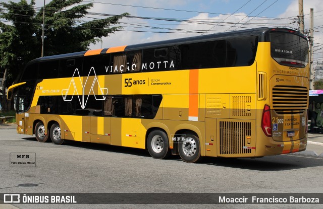 Viação Motta 21002 na cidade de São Paulo, São Paulo, Brasil, por Moaccir  Francisco Barboza. Número da foto: #12079981.