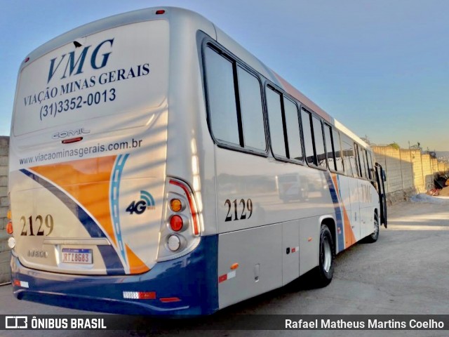 VMG - Viação Minas Gerais 2129 na cidade de Contagem, Minas Gerais, Brasil, por Rafael Matheus Martins Coelho. Número da foto: #12079241.