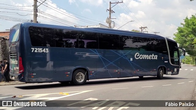 Viação Cometa 721543 na cidade de São Paulo, São Paulo, Brasil, por Fábio Paixão. Número da foto: #12079082.