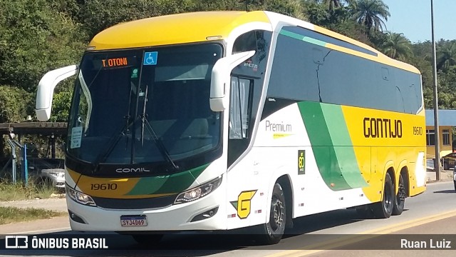 Empresa Gontijo de Transportes 19610 na cidade de Santa Luzia, Minas Gerais, Brasil, por Ruan Luiz. Número da foto: #12079715.