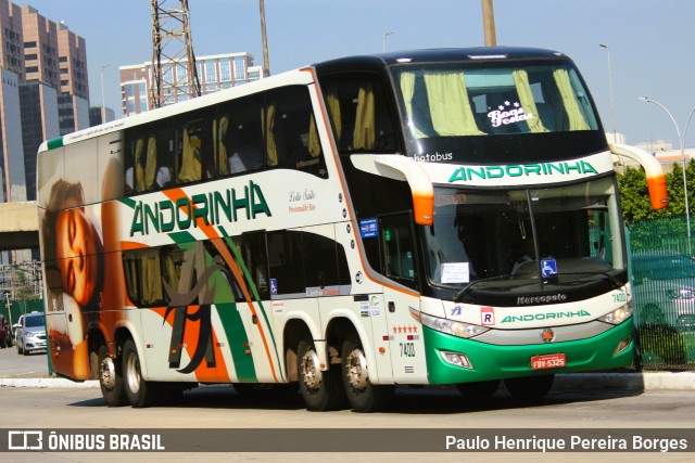 Empresa de Transportes Andorinha 7400 na cidade de São Paulo, São Paulo, Brasil, por Paulo Henrique Pereira Borges. Número da foto: #12080597.