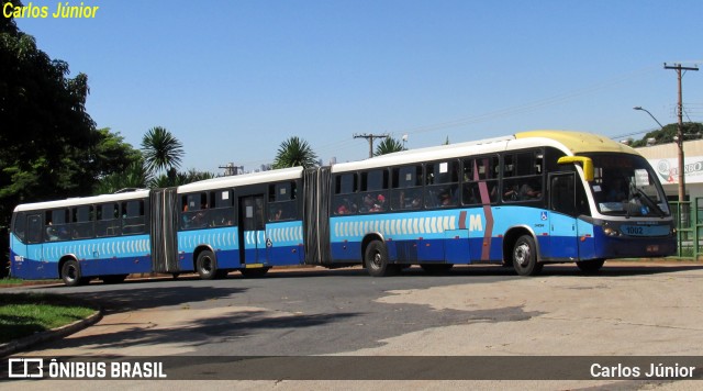 Metrobus 1002 na cidade de Goiânia, Goiás, Brasil, por Carlos Júnior. Número da foto: #12080069.