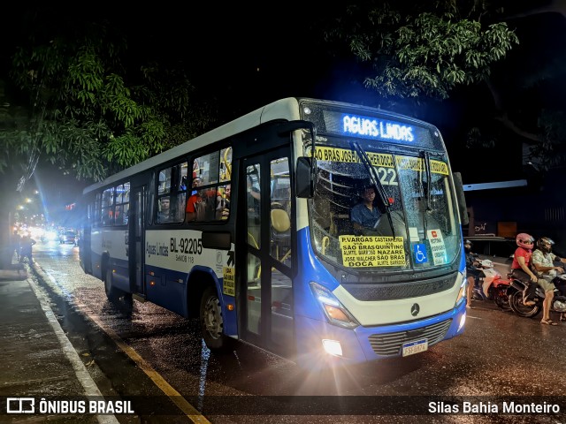 Transportes Águas Lindas BL-92205 na cidade de Ananindeua, Pará, Brasil, por Silas Bahia Monteiro. Número da foto: #12078906.