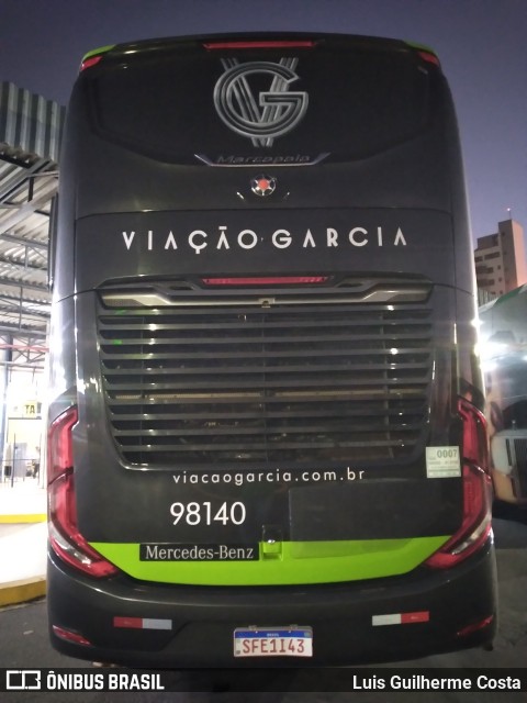 Viação Garcia 98140 na cidade de Presidente Prudente, São Paulo, Brasil, por Luis Guilherme Costa. Número da foto: #12079846.