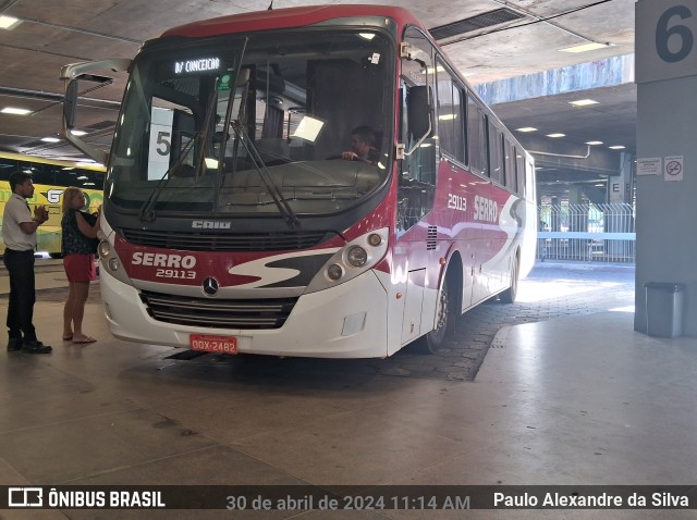 Viação Serro 29113 na cidade de Belo Horizonte, Minas Gerais, Brasil, por Paulo Alexandre da Silva. Número da foto: #12083029.