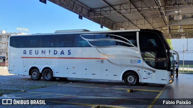 Reunidas Transportes Coletivos 31802 na cidade de Balneário Camboriú, Santa Catarina, Brasil, por Fábio Paixão. Número da foto: #12081729.