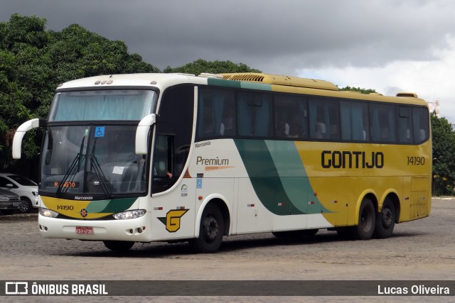 Empresa Gontijo de Transportes 14190 na cidade de Vitória da Conquista, Bahia, Brasil, por Lucas Oliveira. Número da foto: #12082416.