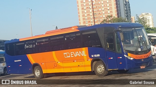 Evanil Transportes e Turismo RJ 132.035 na cidade de Rio de Janeiro, Rio de Janeiro, Brasil, por Gabriel Sousa. Número da foto: #12082870.