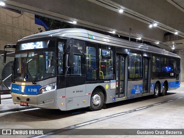 Viação Paratodos > São Jorge > Metropolitana São Paulo > Mobibrasil 6 3168 na cidade de São Paulo, São Paulo, Brasil, por Gustavo Cruz Bezerra. Número da foto: #12083324.