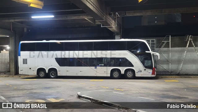 Auto Viação Catarinense 321320 na cidade de São Paulo, São Paulo, Brasil, por Fábio Paixão. Número da foto: #12081743.