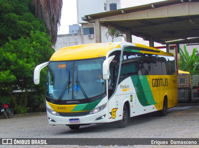 Empresa Gontijo de Transportes 7145 na cidade de Eunápolis, Bahia, Brasil, por Eriques  Damasceno. Número da foto: #12083299.