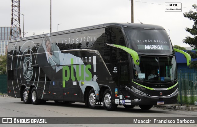 Viação Garcia 88109 na cidade de São Paulo, São Paulo, Brasil, por Moaccir  Francisco Barboza. Número da foto: #12082460.