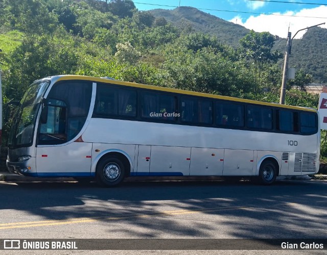 Ônibus Particulares 100 na cidade de Ouro Preto, Minas Gerais, Brasil, por Gian Carlos. Número da foto: #12081736.