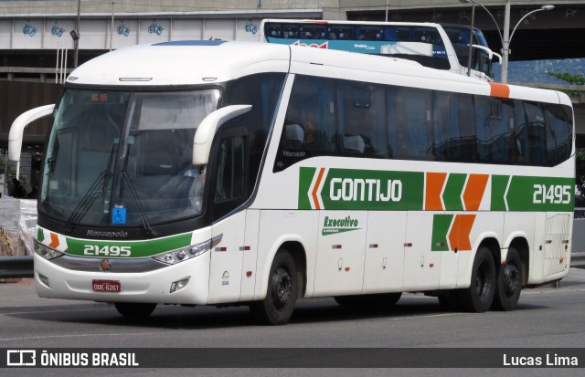 Empresa Gontijo de Transportes 21495 na cidade de Rio de Janeiro, Rio de Janeiro, Brasil, por Lucas Lima. Número da foto: #12083004.