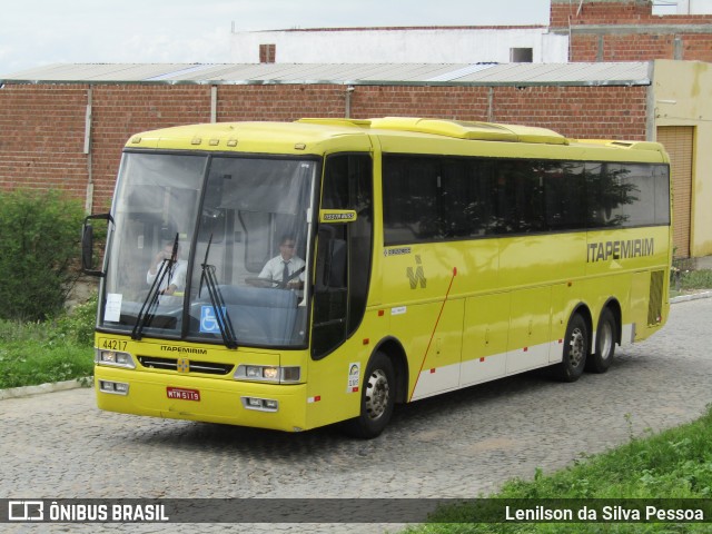 Viação Itapemirim 44217 na cidade de Caruaru, Pernambuco, Brasil, por Lenilson da Silva Pessoa. Número da foto: #12082829.