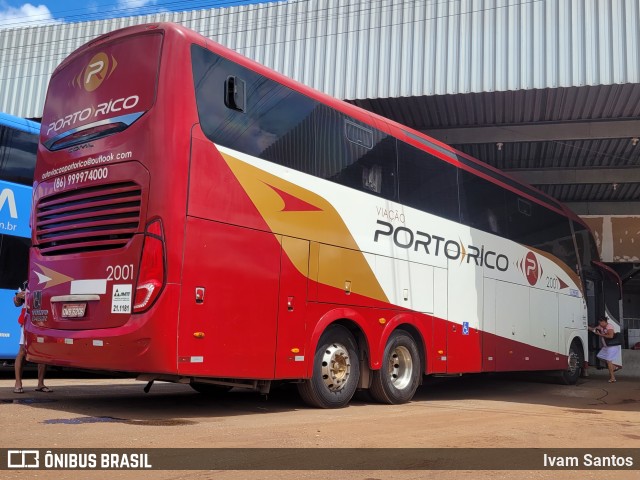 Auto Viação Porto Rico 2001 na cidade de Peritoró, Maranhão, Brasil, por Ivam Santos. Número da foto: #12083968.