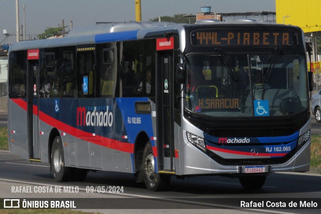 Transportes Machado RJ 162.065 na cidade de Duque de Caxias, Rio de Janeiro, Brasil, por Rafael Costa de Melo. Número da foto: #12084723.