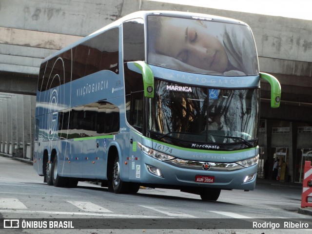 Viação Garcia 16174 na cidade de Curitiba, Paraná, Brasil, por Rodrigo  Ribeiro. Número da foto: #12084645.