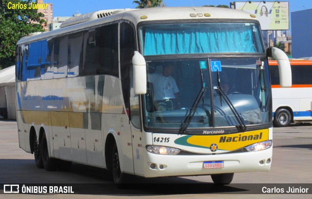 Viação Nacional 14215 na cidade de Goiânia, Goiás, Brasil, por Carlos Júnior. Número da foto: #12084984.
